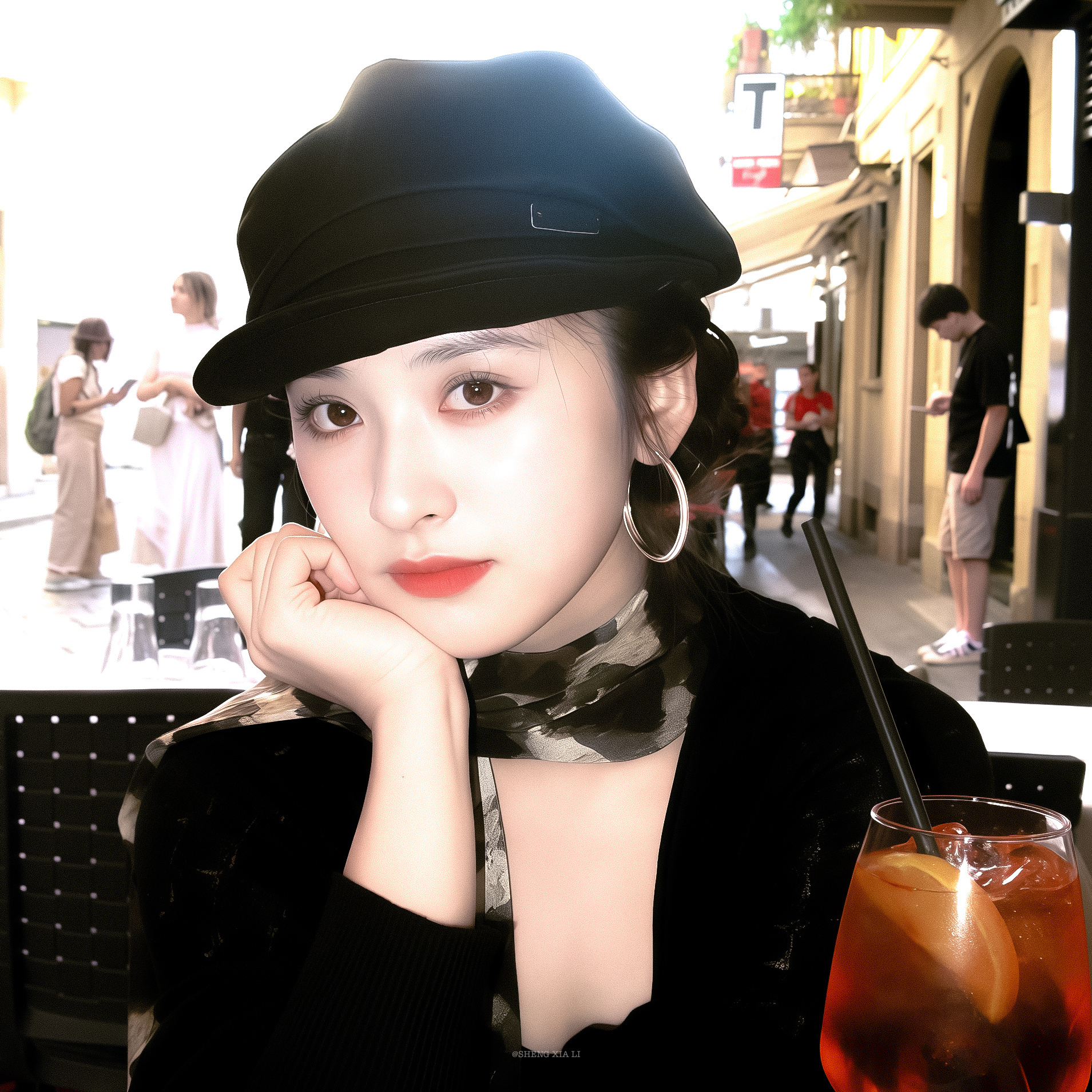 沈月 旅行明信片🍃🏞️👒·头像壁纸更新～沈月旅行出片模板