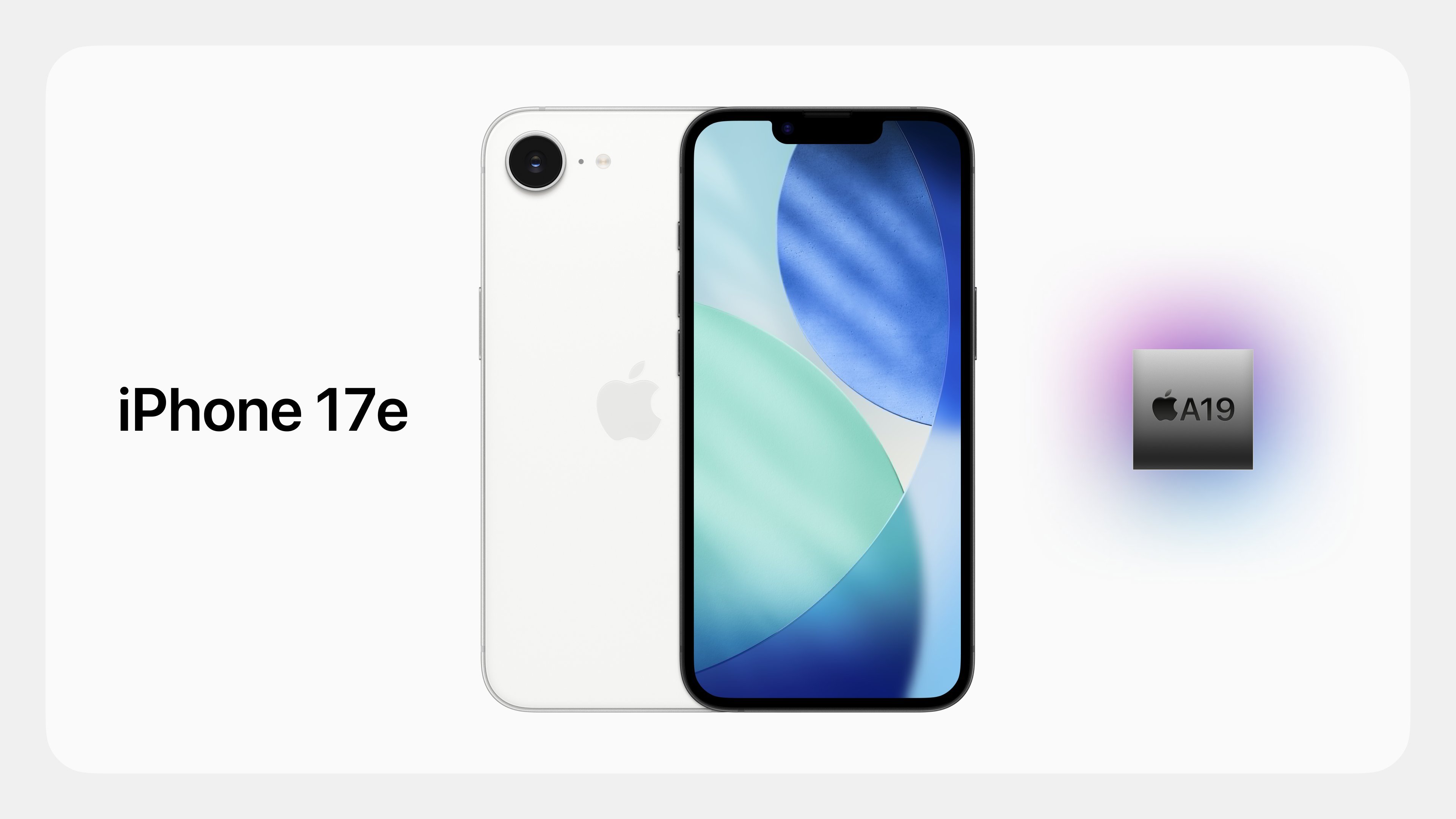 以下是苹果这周将要发布的几款新品- iPhone 17e (A19)- iPad