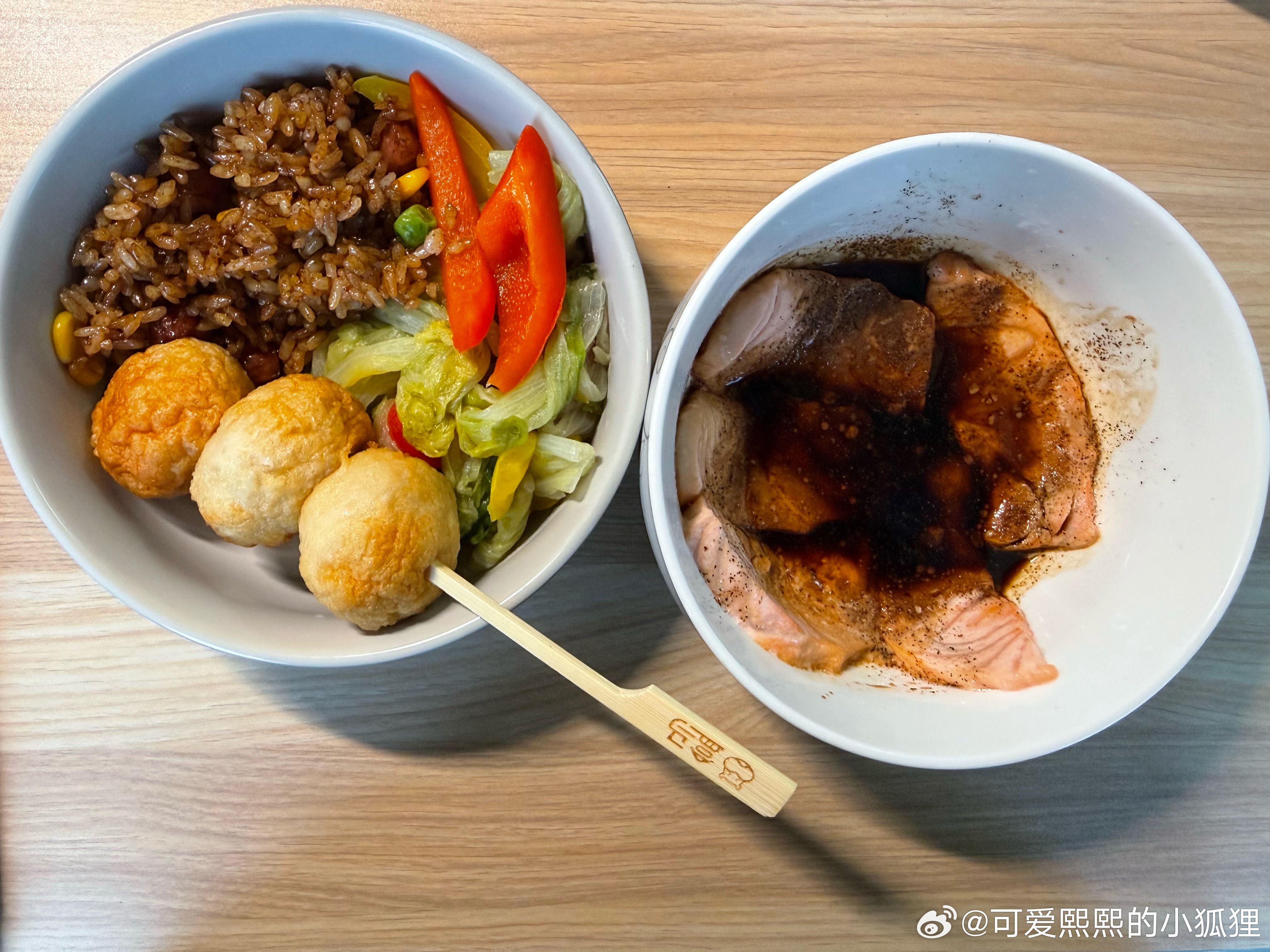 今日食谱双酿团  350大卡香蕉+小番茄  150大卡家常菜  500大卡一根冰