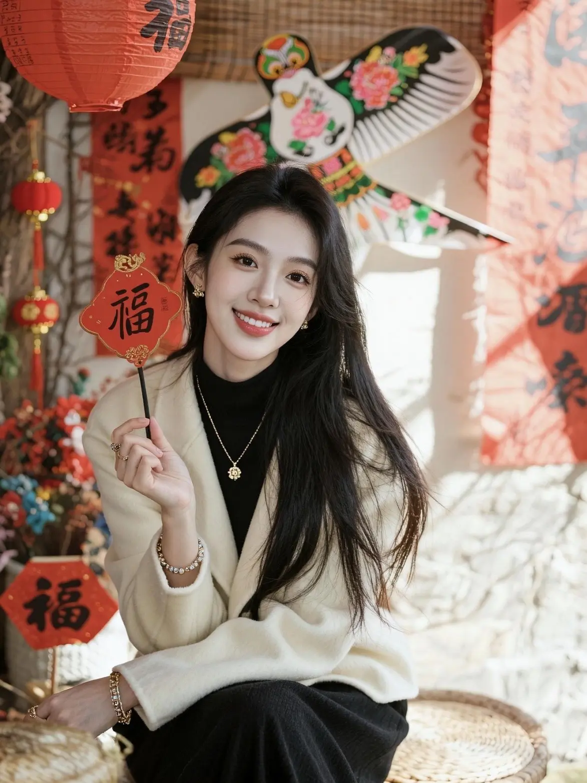 幸福它早已叩响心门。