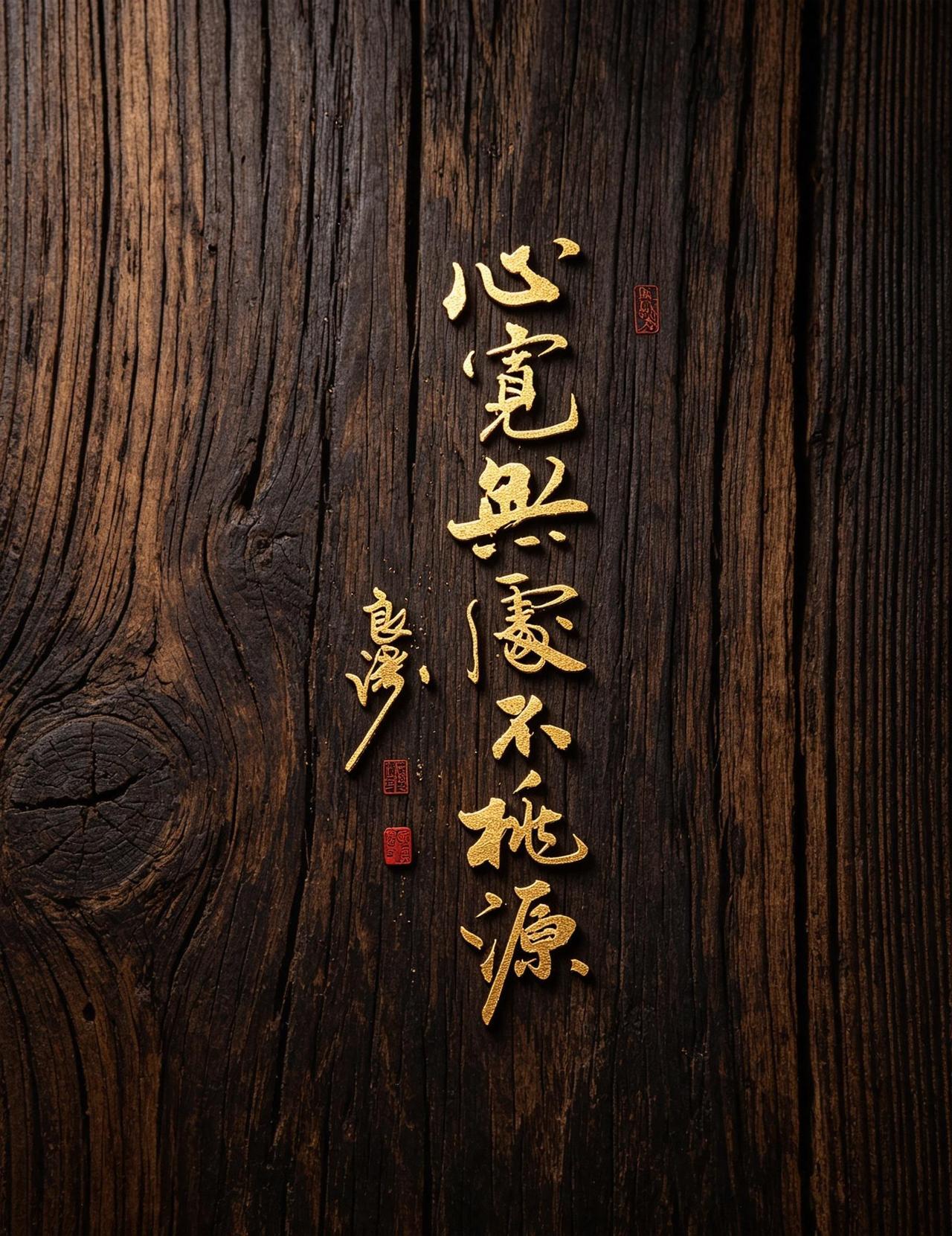 心若计较，处处是荒山；心若放宽，无处不桃源。
国风书法文字 书法是一种修行 书法