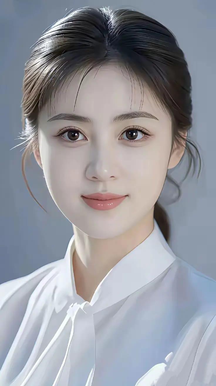 温柔甜美的白衬衫女孩，清新自然，元气满满！🌸💕