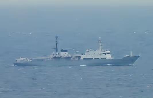 中国海军636A型“竺可桢”级测量船现身直布罗陀海域

4月26日，一艘中国海军