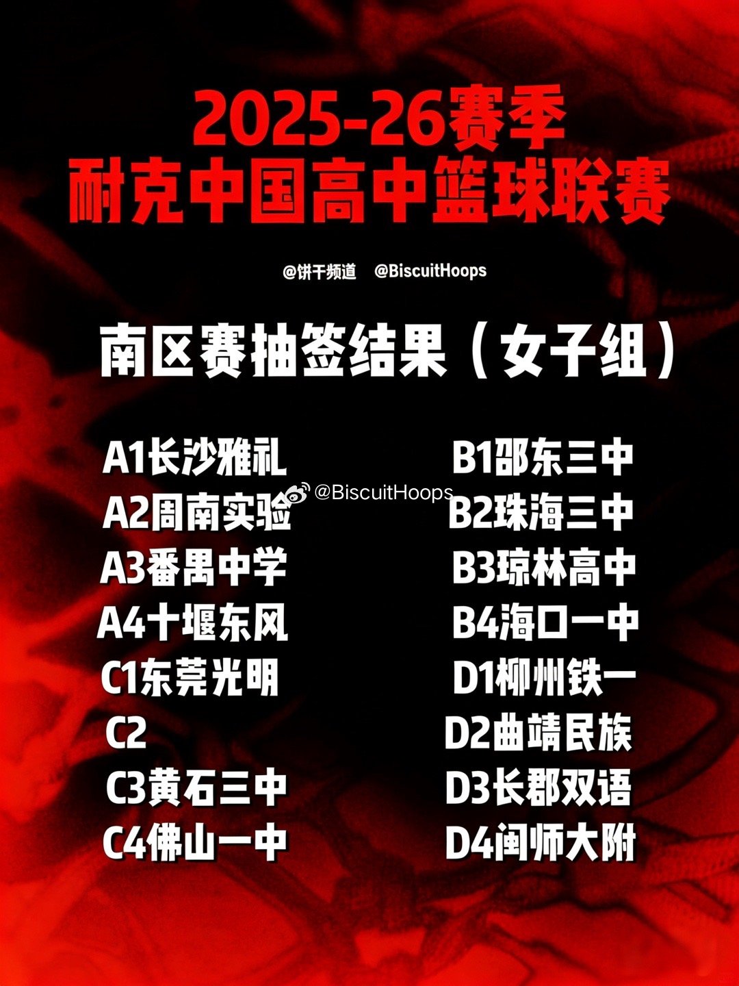 耐高南区赛抽签结果出炉！耐高