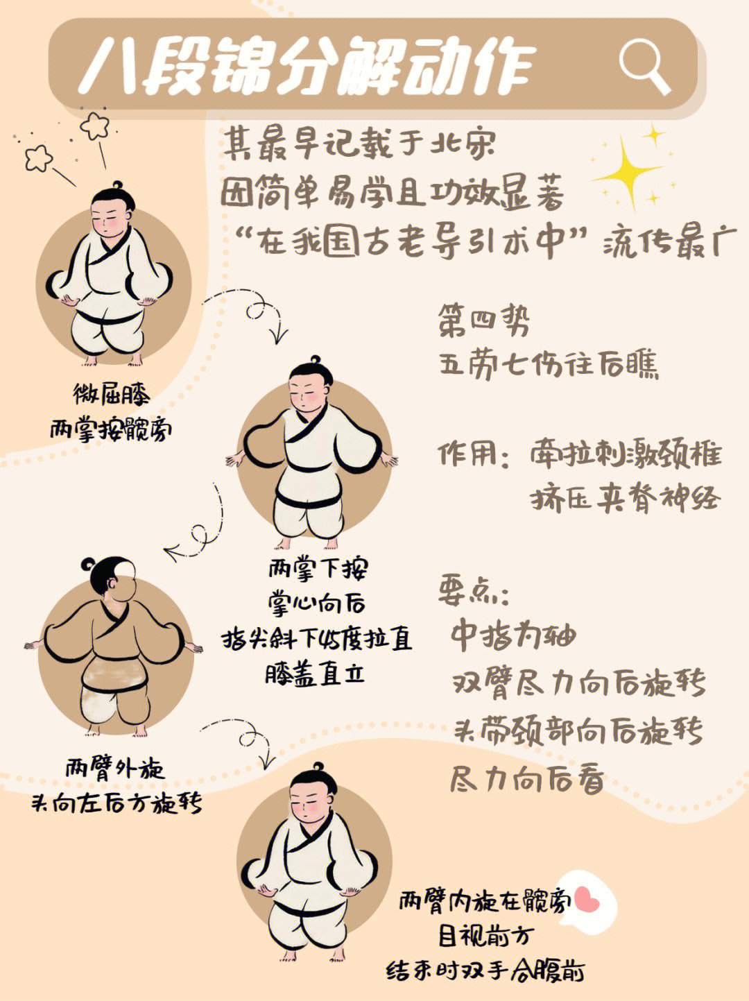 每日练习“八段锦”☯️调理脾胃 增强免疫力||常长时间看手机、电脑、电视久坐、不