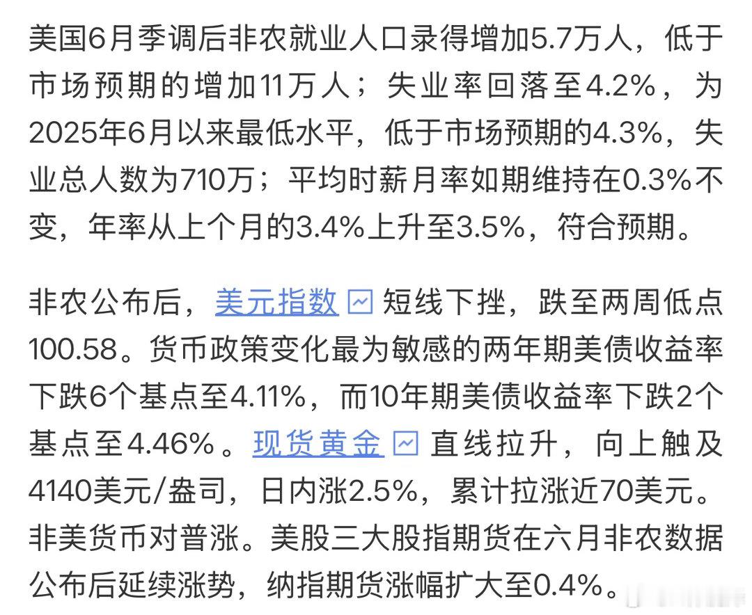 区块链 7.2日，说真的，别被今天这波黄金大饼暴涨冲昏头了！非农数据出来，美元一