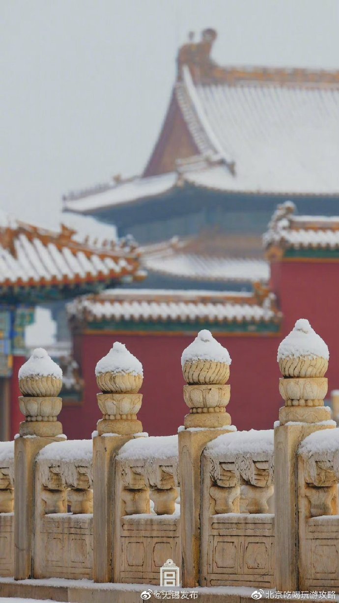 故宫的雪景真的美爆了，好想去故宫看雪啊 北京旅游