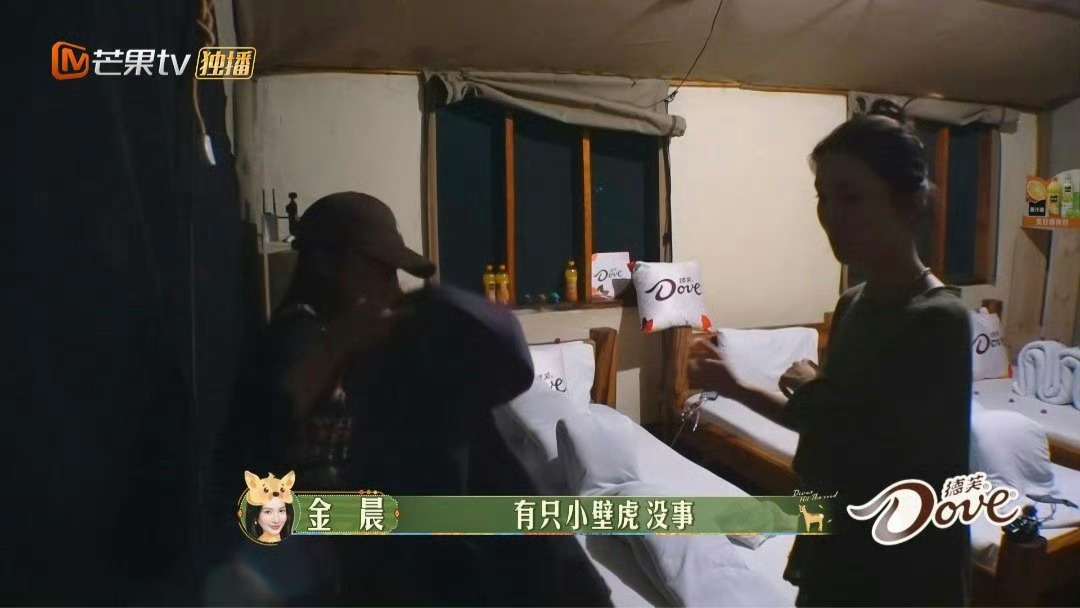 #周雨彤壁虎是移动蚊香# 周雨彤是会安慰人的，突然窜出来一只大壁虎，吓得金晨宋茜