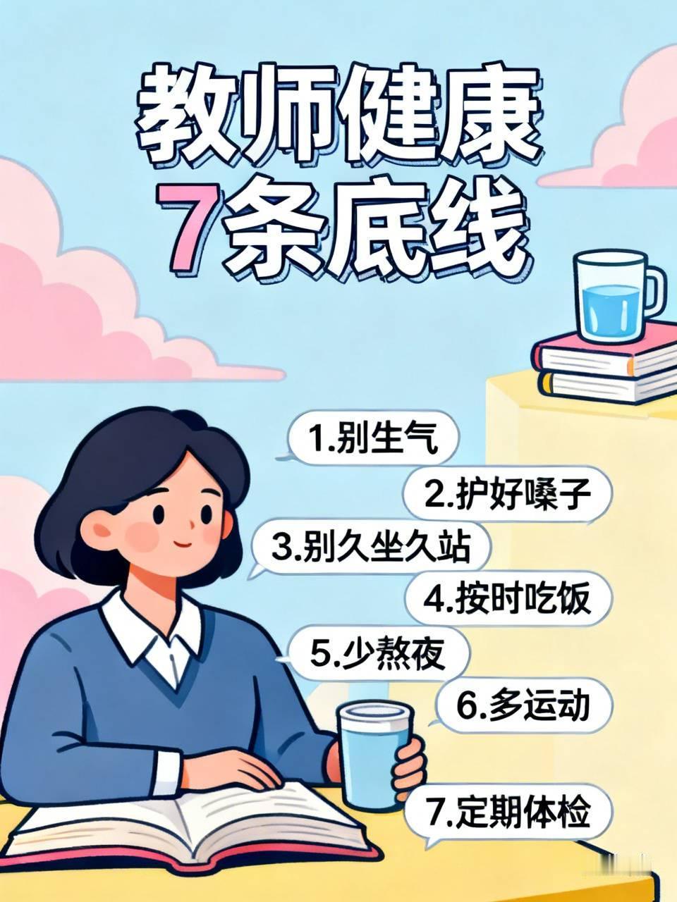 教师要想不生病，必须守住这7条底线

当了20年老师，我见过太多同事把身体熬垮了