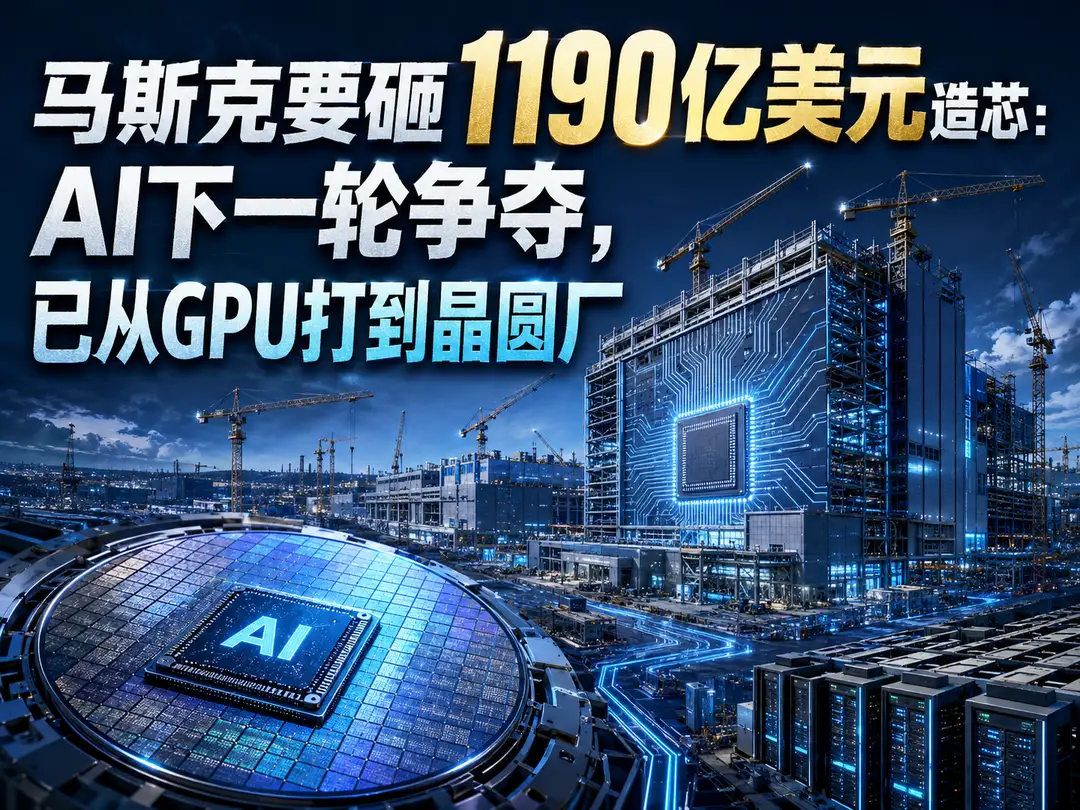 AI下一轮争夺已从GPU打到晶圆厂马斯克旗下SpaceX与特斯拉宣布超级芯片项目