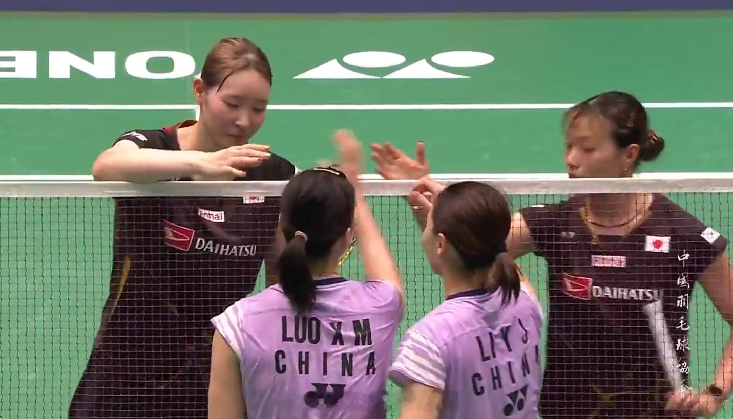 女双 决赛 福岛由纪(7) 松本麻佑 17-21 21-18 21-15 李怡婧