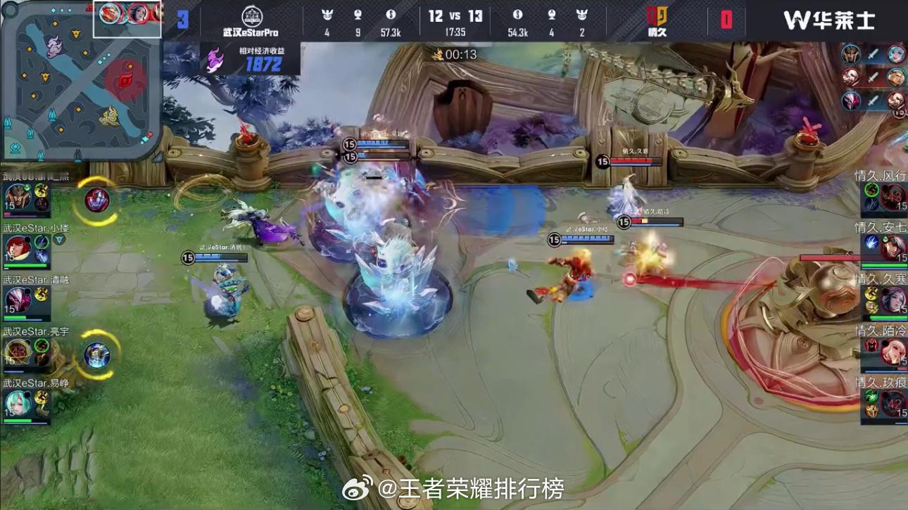 清融干将莫邪四剑秒了eStar战胜情久 武汉eStarPro 4:0 情久，武汉
