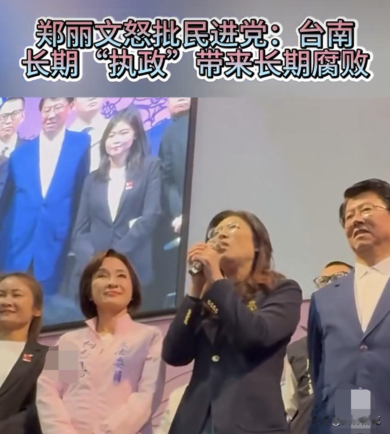 郑丽文真的是亲力亲为，为了帮助国民党这些竞选市长的党员加油，不仅每次都亲自来到现