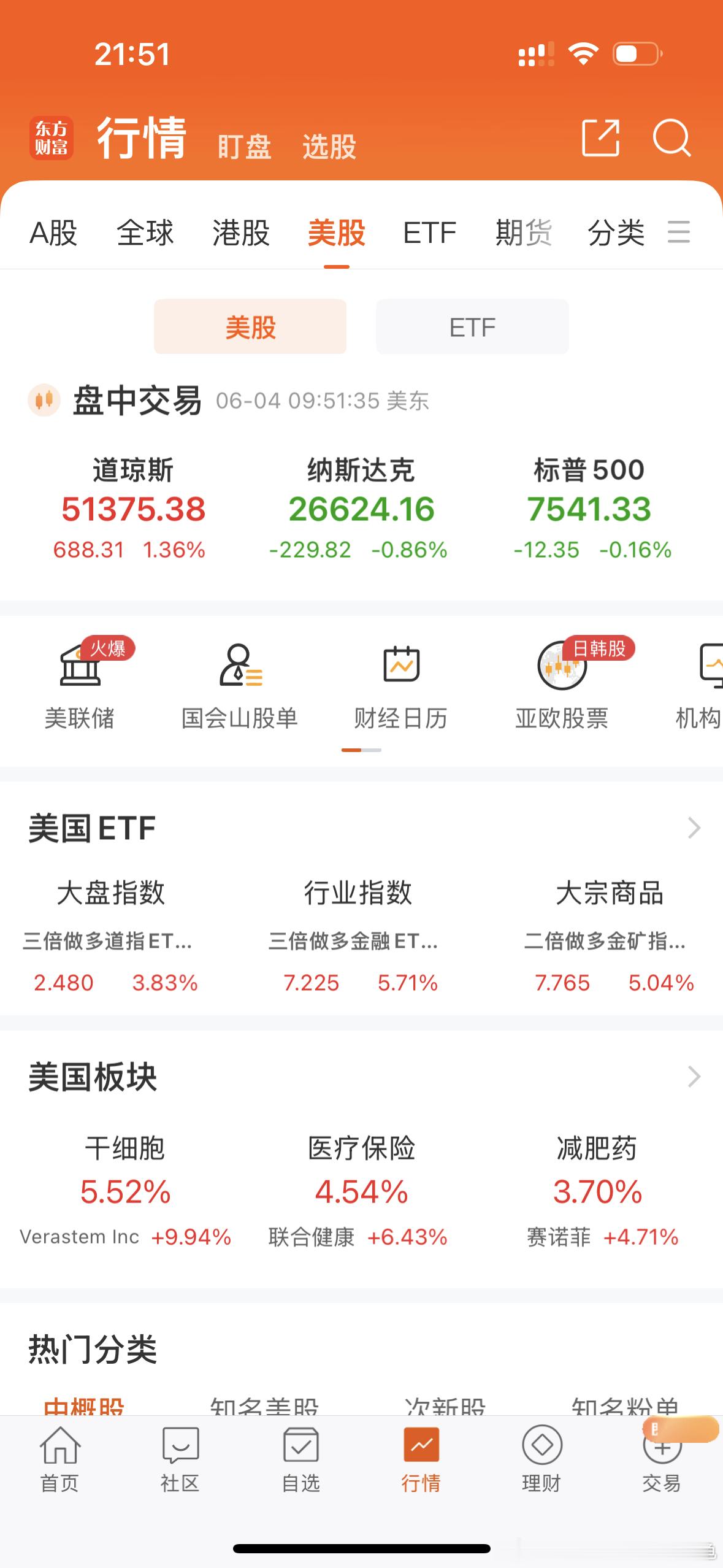 美股已经率先走出了道琼指传统行业上涨，纳斯达克科技行业下跌的跷跷板行情，A股明天