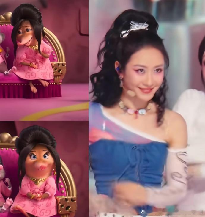 陶昕然造型撞车大先生女儿同款优雅东方气质，陶昕然舞台造型撞车大先生女儿，美得各有