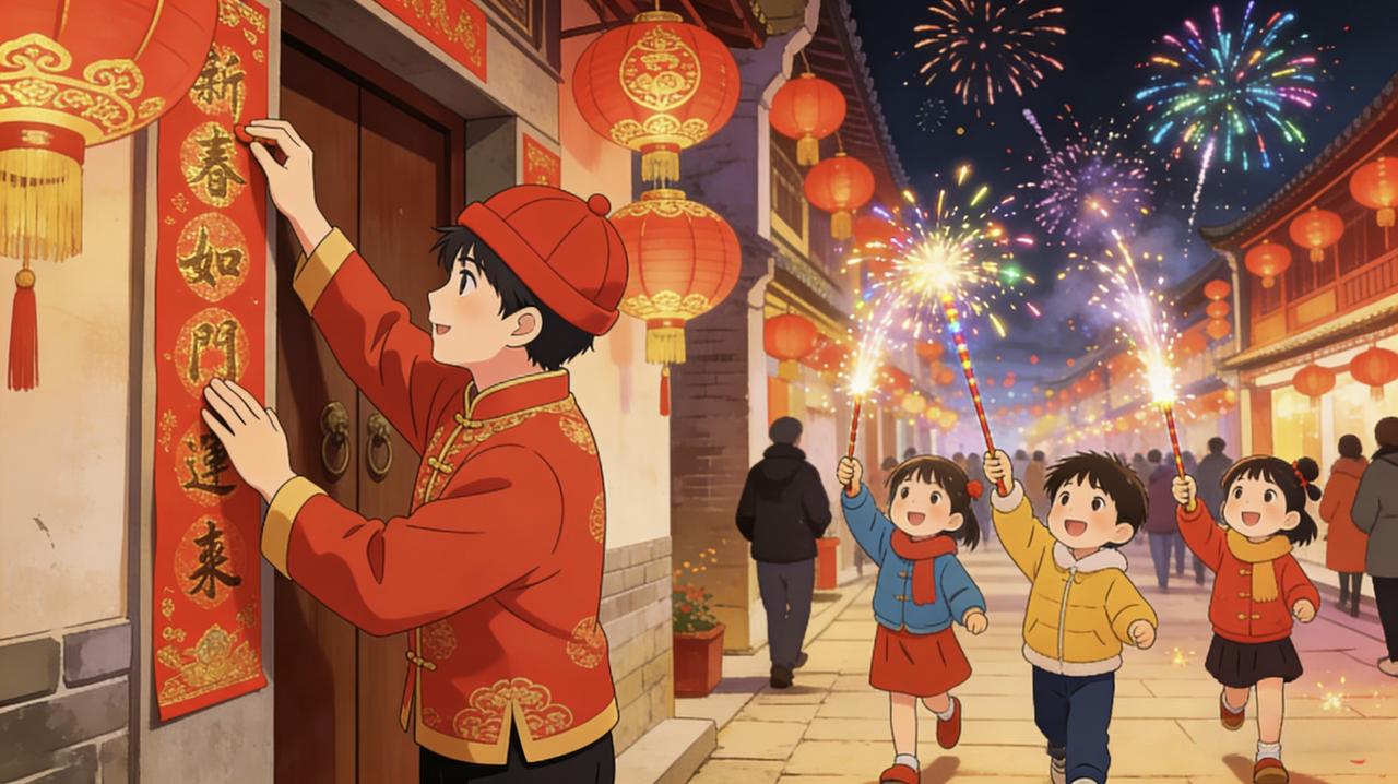 总有人说现在过年没味儿了，贴春联、放鞭炮的热闹少了，走亲访友也成了应付，到底为啥