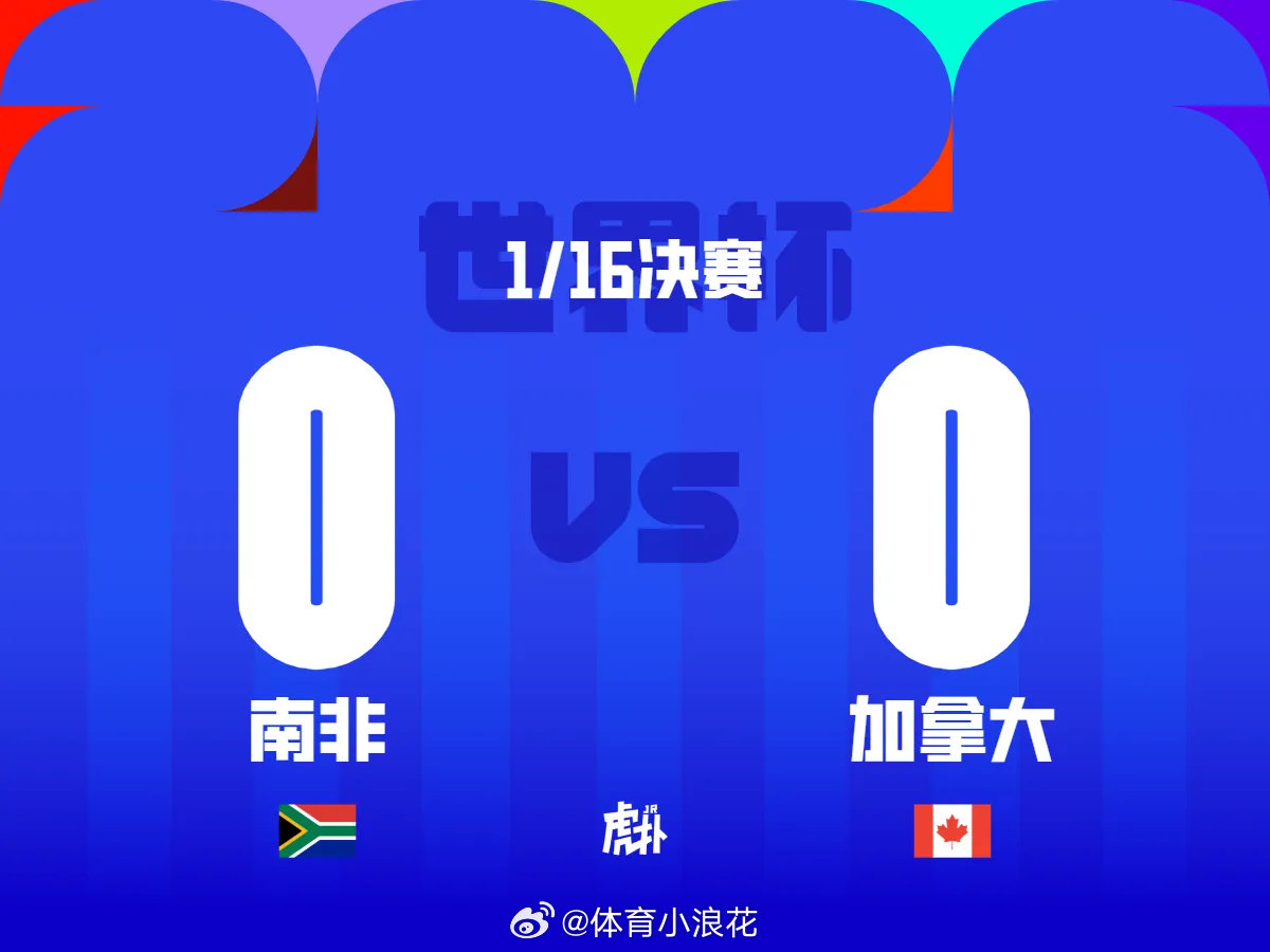 北京时间2026年06月29日03:00，世界杯1/16决赛，南非对战加拿大，上