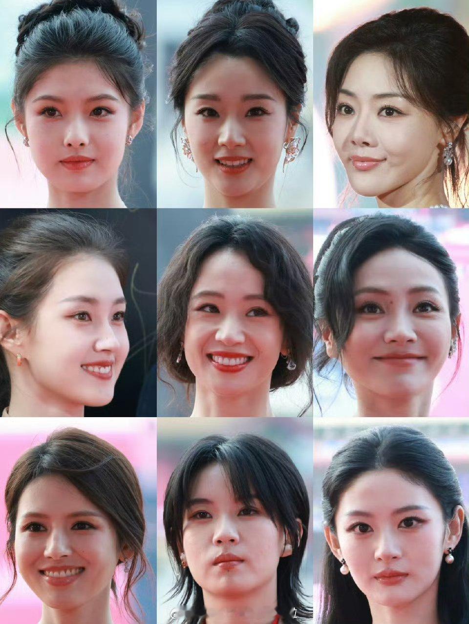 文荣奖明星怼脸大头🈶女星整体都是美的，男星这张丑得千奇百怪 ​​​