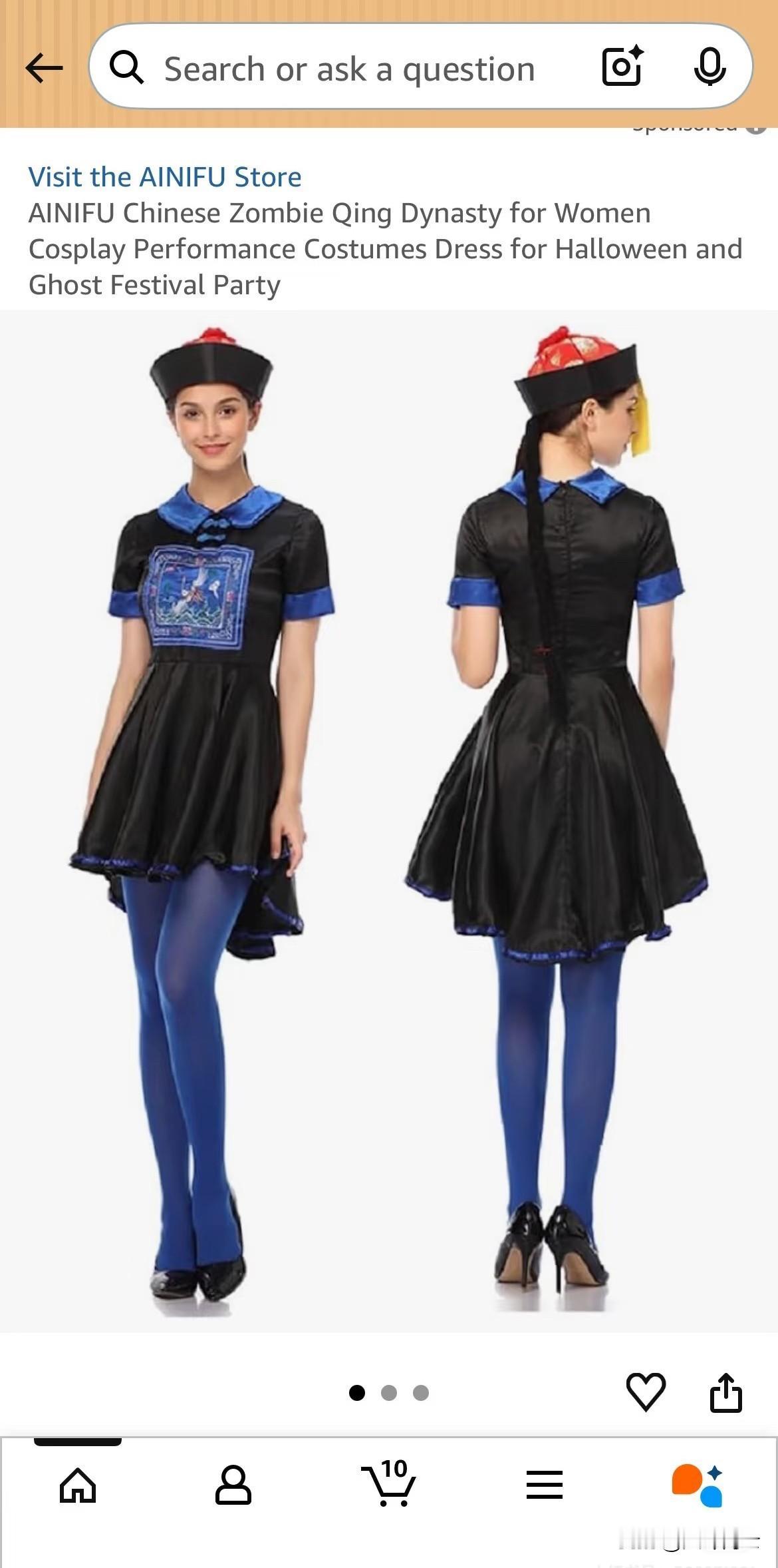 据说这个是亚马逊万圣节服装推送？真会有人穿吗？这算不算是一种文化输出？万圣节外套