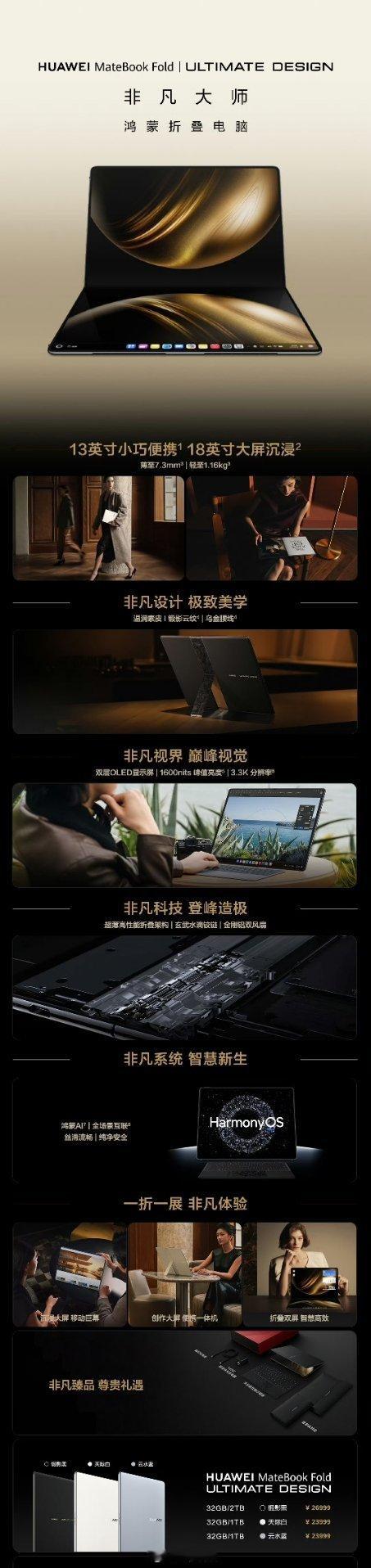 华为在折叠屏领域真的是强到没对手了[666] ​​​