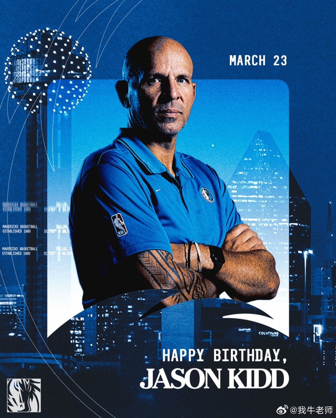 MFFL 我牛官方发推。祝基德53岁生日快乐！🎂🎂🎂欧文34岁生日我牛生日