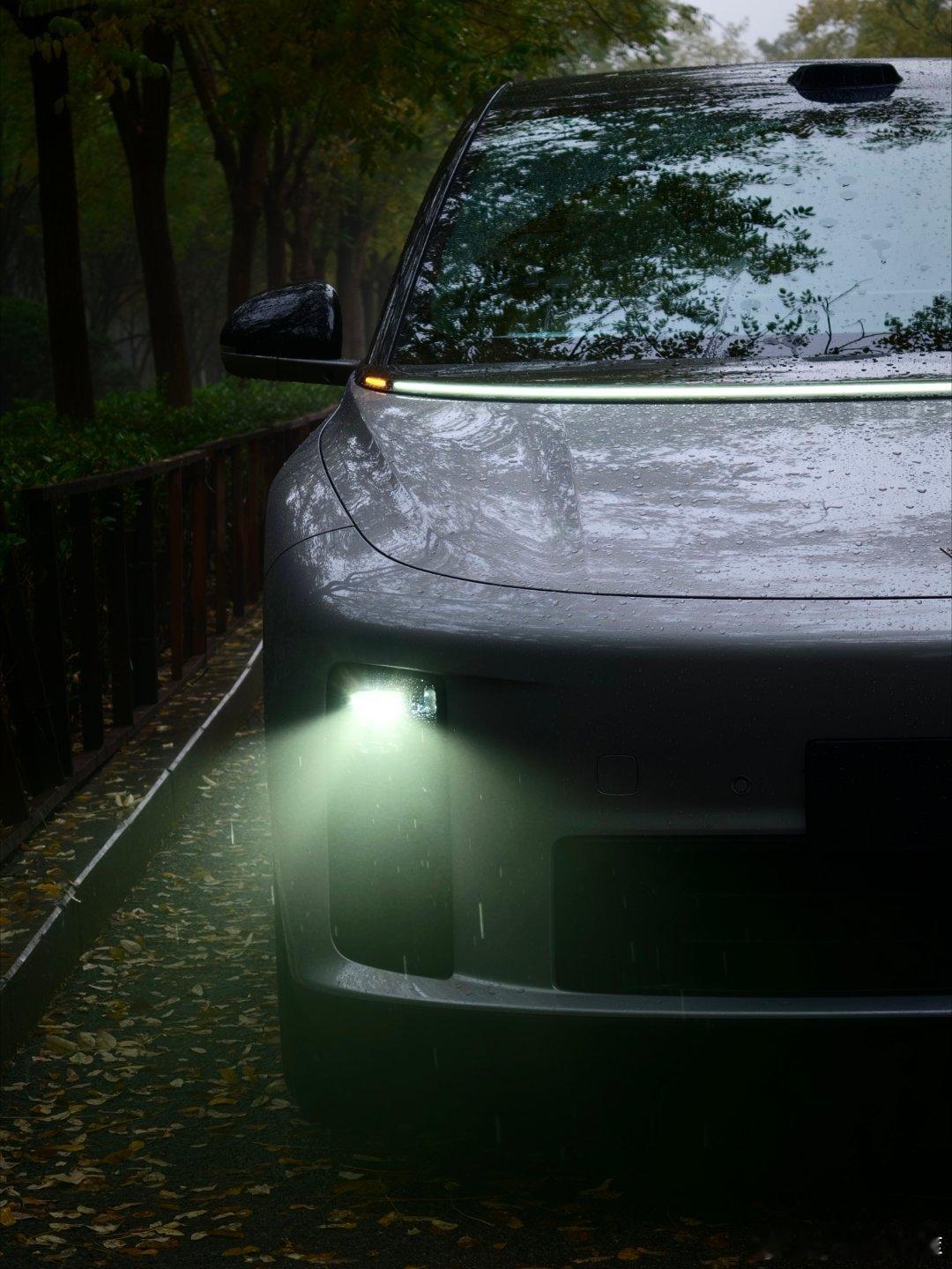 随手拍一下外星银i6[嘻嘻]在雾里格外有氛围理想i6 ​​​