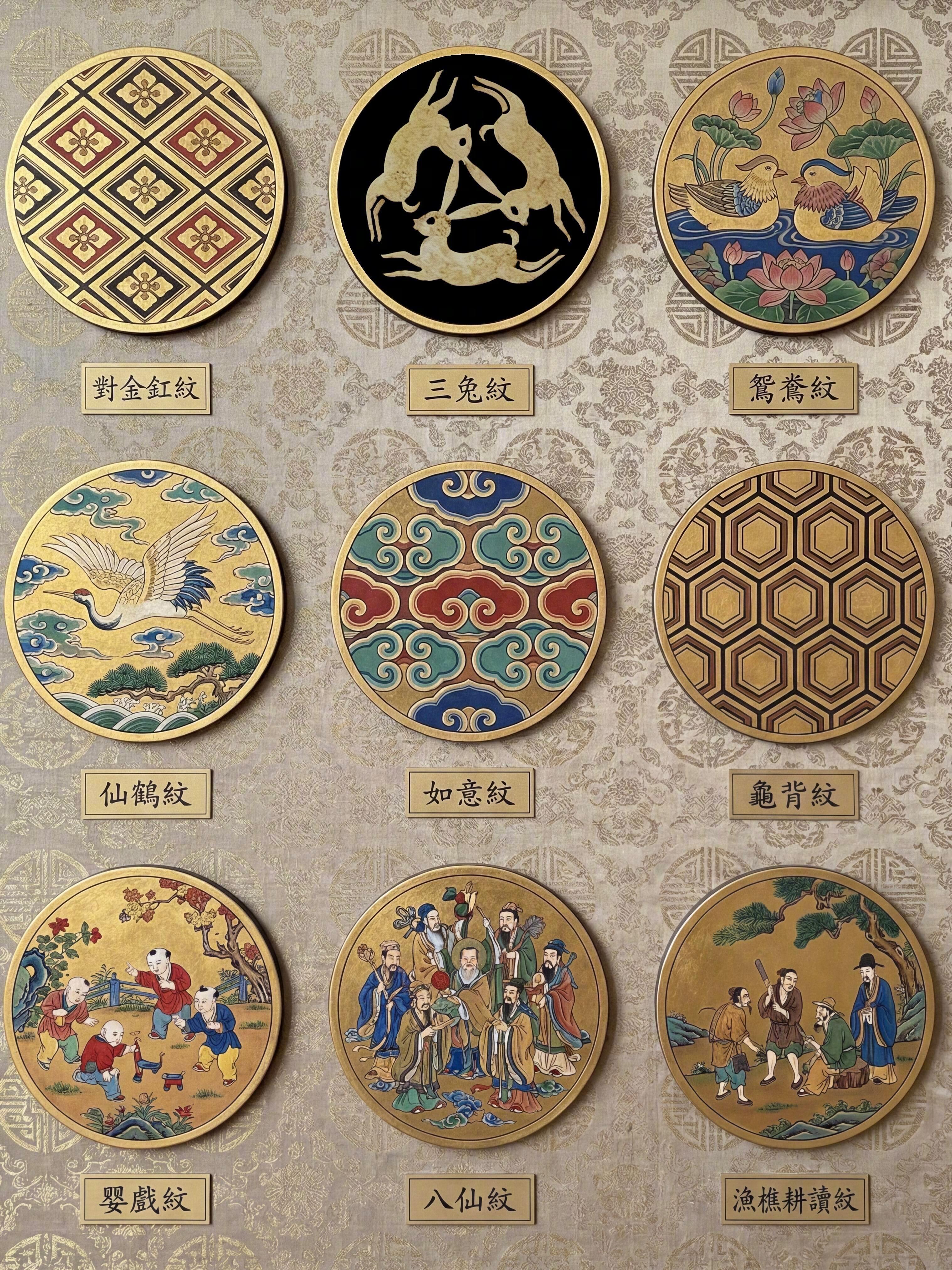 独属于东方的古典浪漫 翻遍这些古纹样才懂，老祖宗的审美有多绝！整理了一些中式古纹