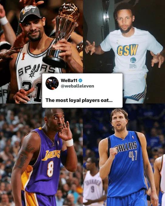 即将消逝的忠诚传奇！美媒：四位从未身披其他NBA战袍的巨星
08月05日讯，美国