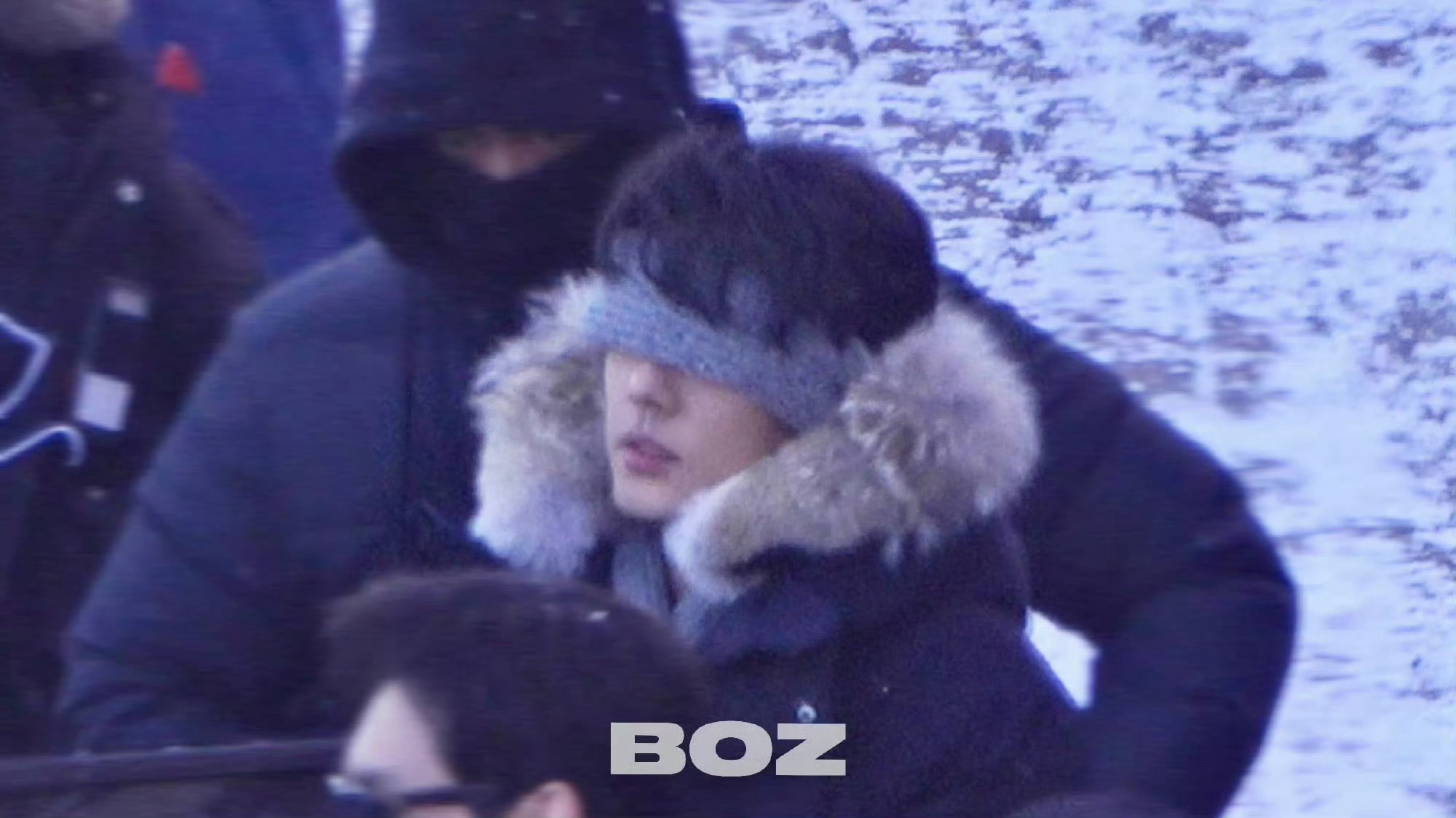 肖战小城良方雪天蒙眼路透肖战小城良方雪天蒙眼路透九敏🆘冬日氛围感的神！瞬间代入