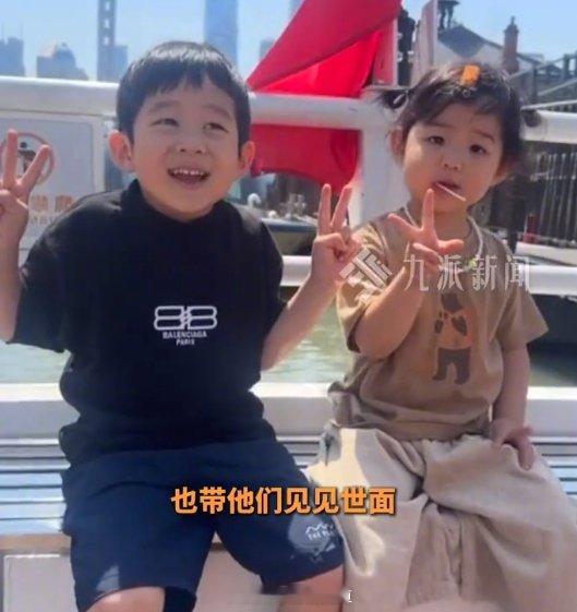 许昕回应带娃参赛  许昕说带娃参赛是让他们见世面 两个小宝贝太可爱了！ 