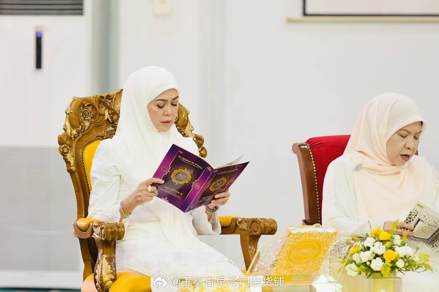 王室王室马来西亚王室雪兰莪 2026年3月6日，雪兰莪苏丹后参加××寺的活动。 