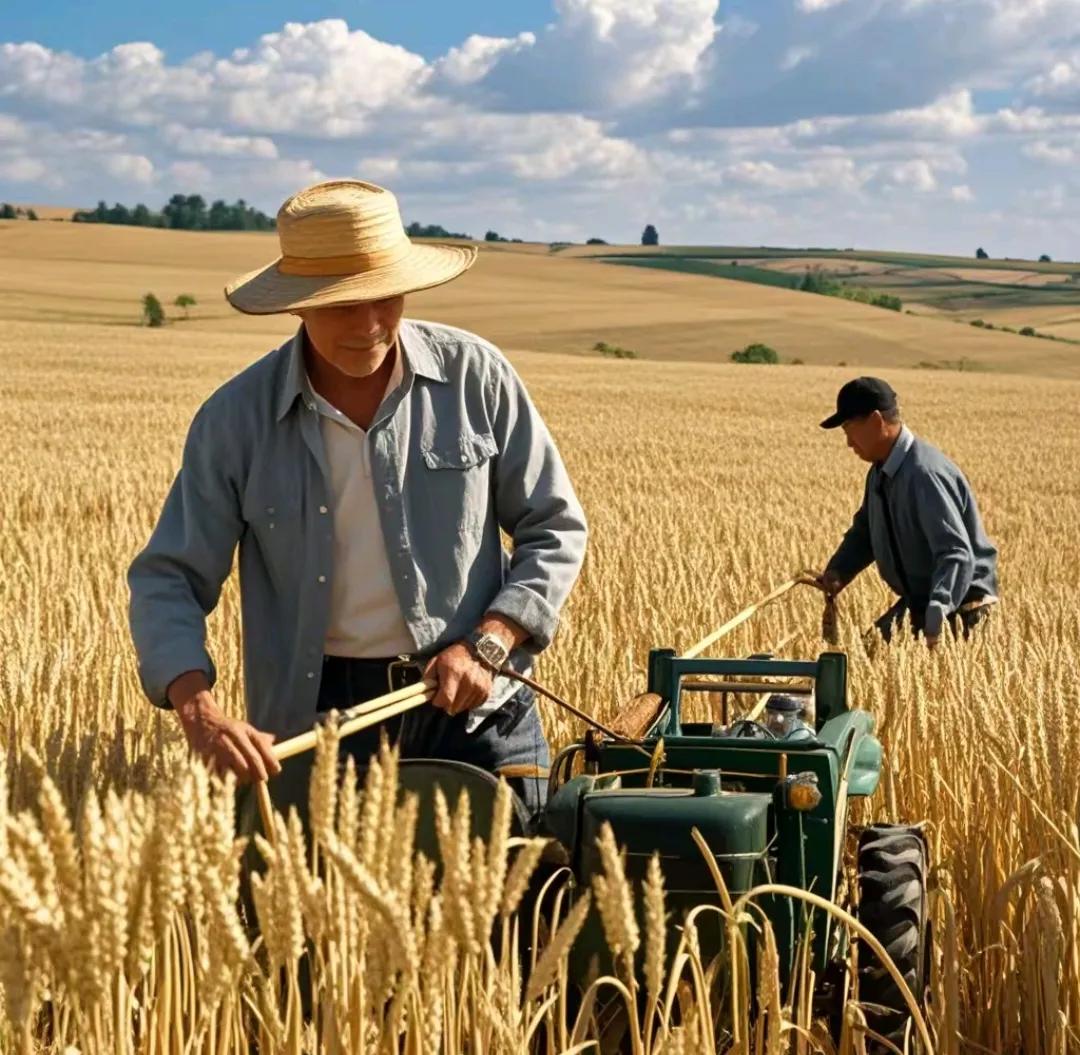 上联：春播千亩稻；诚邀下联秋收万担粮