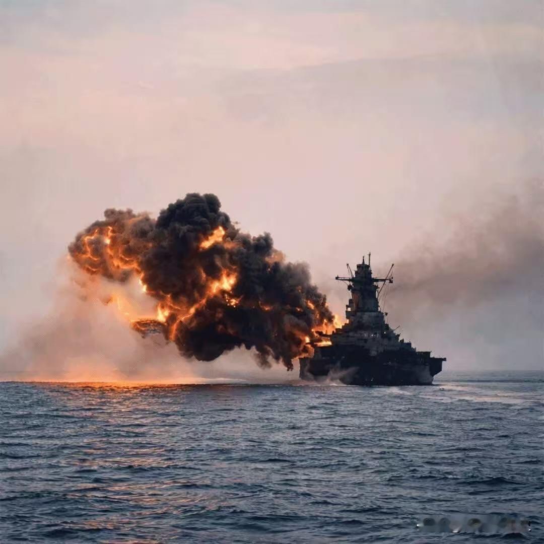 1942年7月，日本海军联合舰队“武藏”号战列舰正在濑户内海西部海域（伊予滩）进