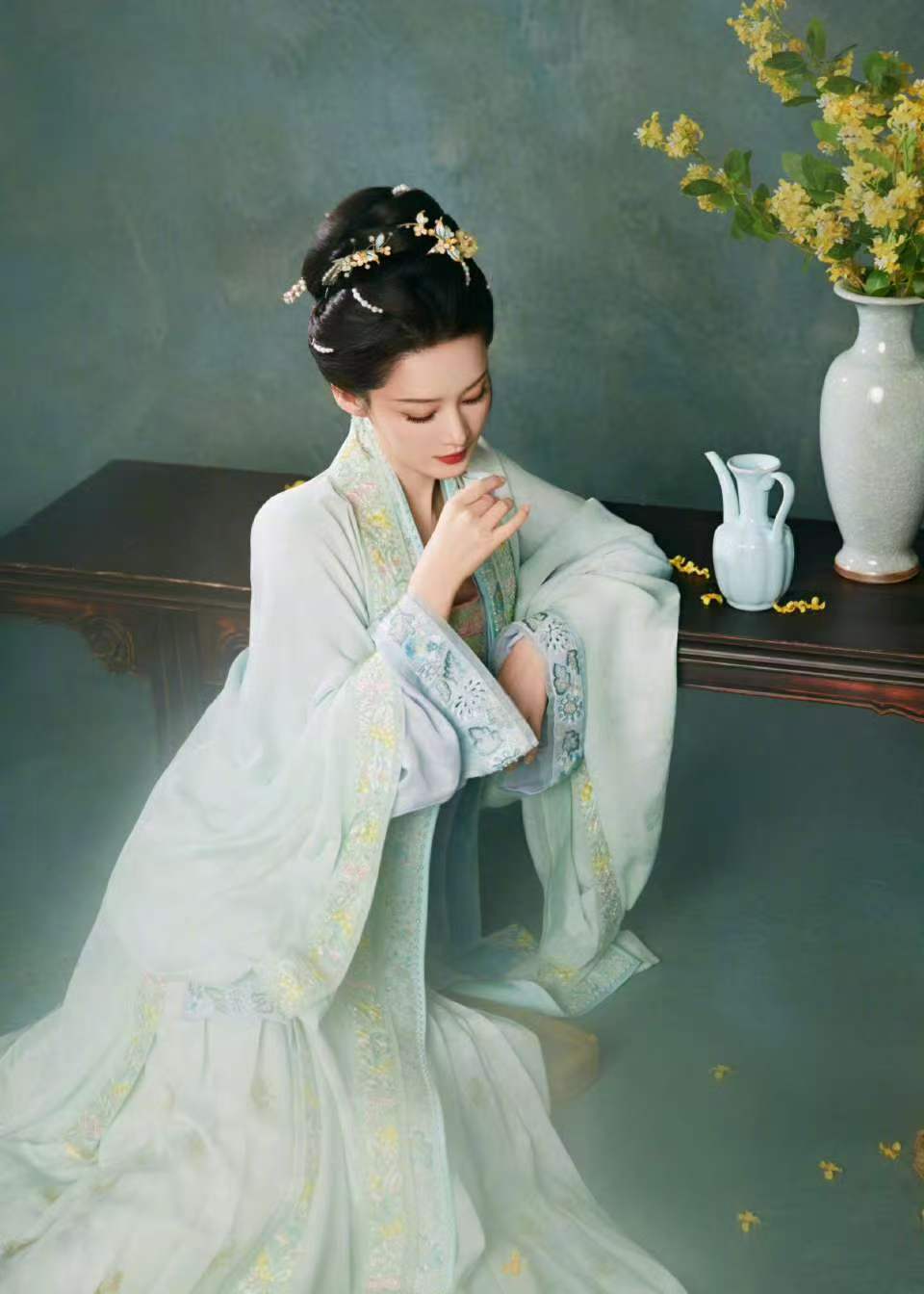 李沁春晚古装造型李沁4登春晚 李沁4登春晚啦 