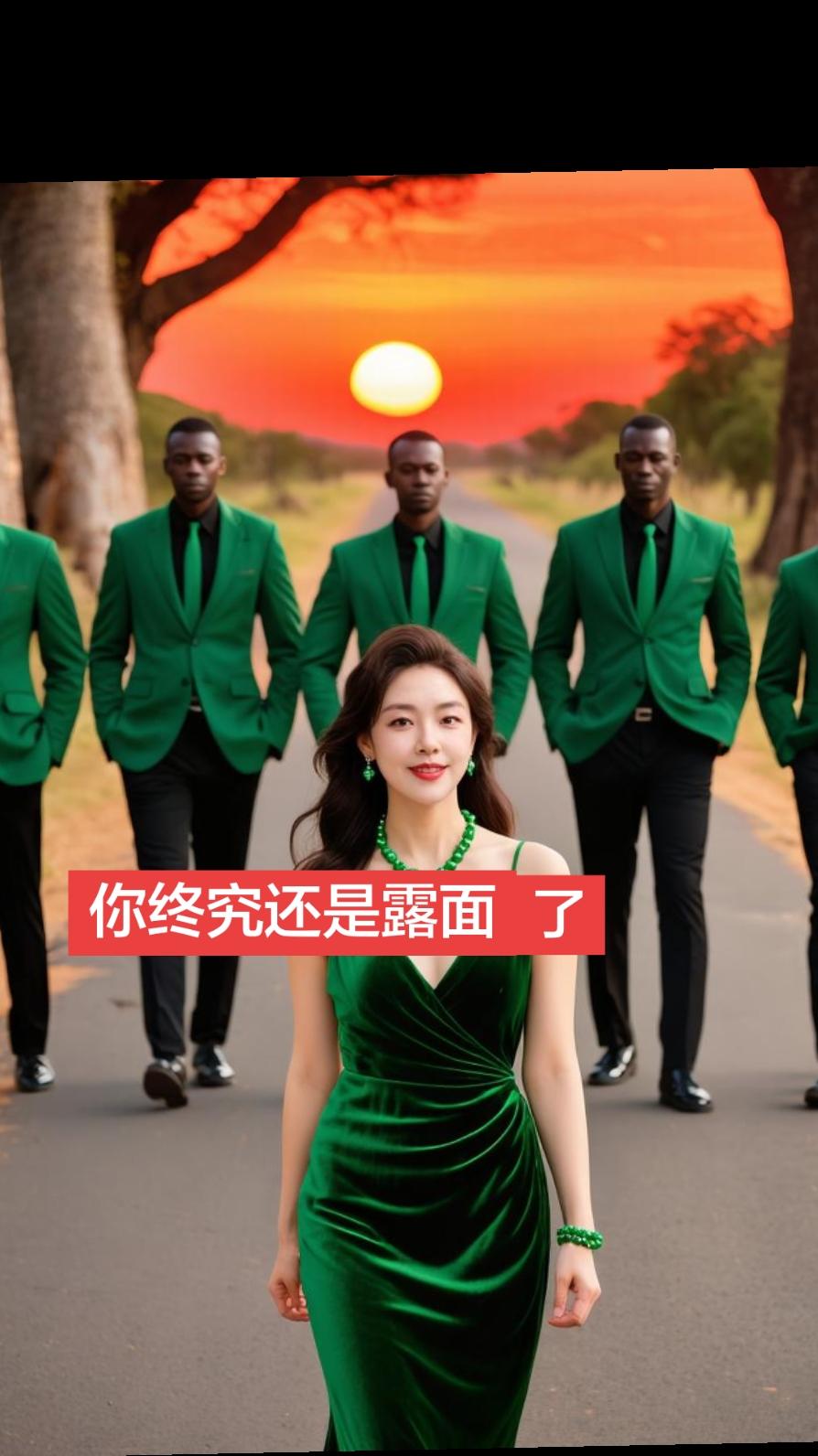 AI夕阳氛围写真