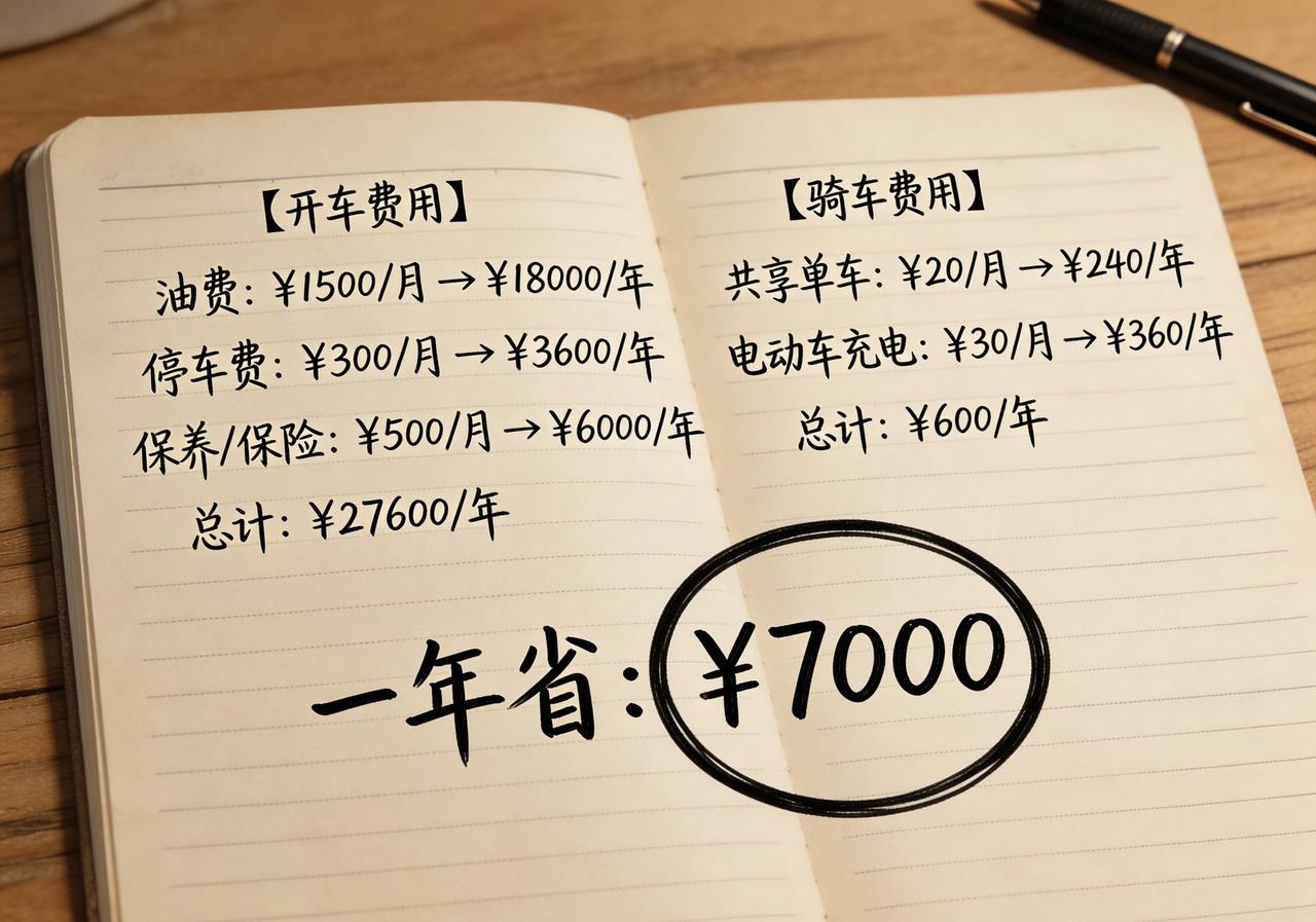 打工人通勤成本算账：开车vs骑电动车，一年差出一台电动车钱。
 
按每月通勤40