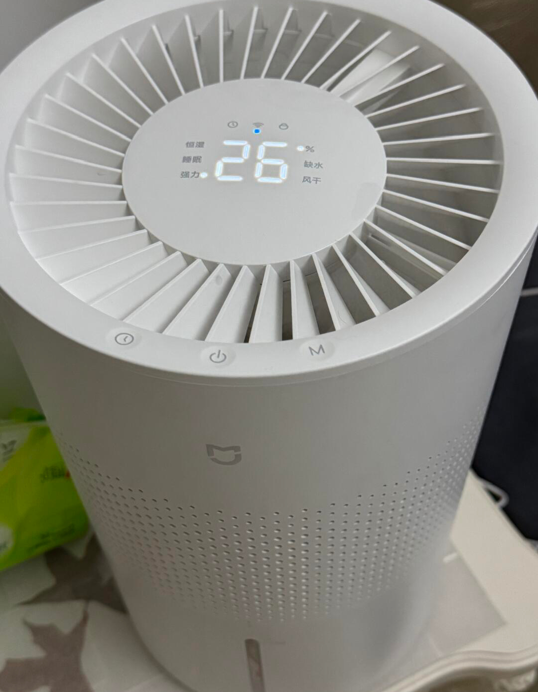 我家家电太有品了 空调房必备加湿器！冬天到夏天都可以用，打开后开一晚上空调喉咙不