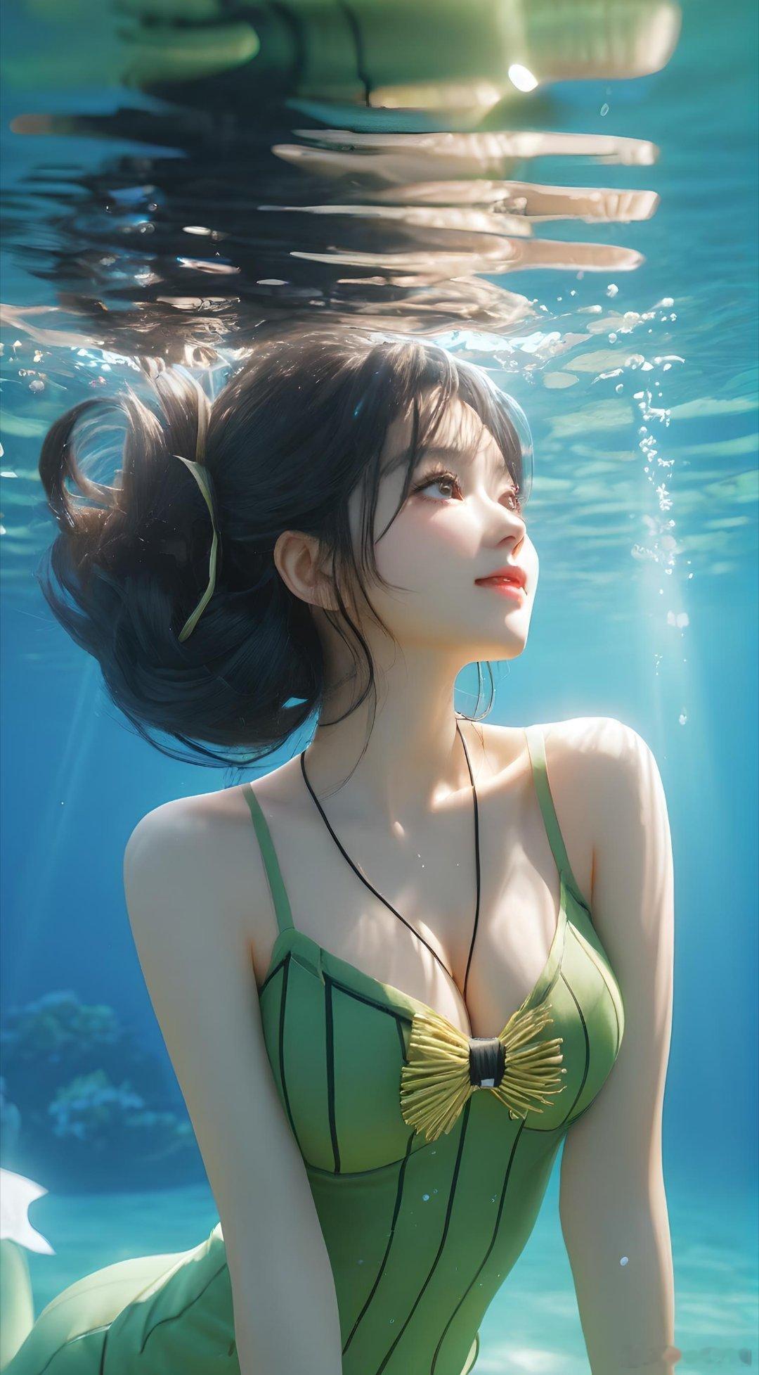 好想就这样做一条美人鱼，再也不上岸#如果我是一条美人鱼##小仙女# ​​​