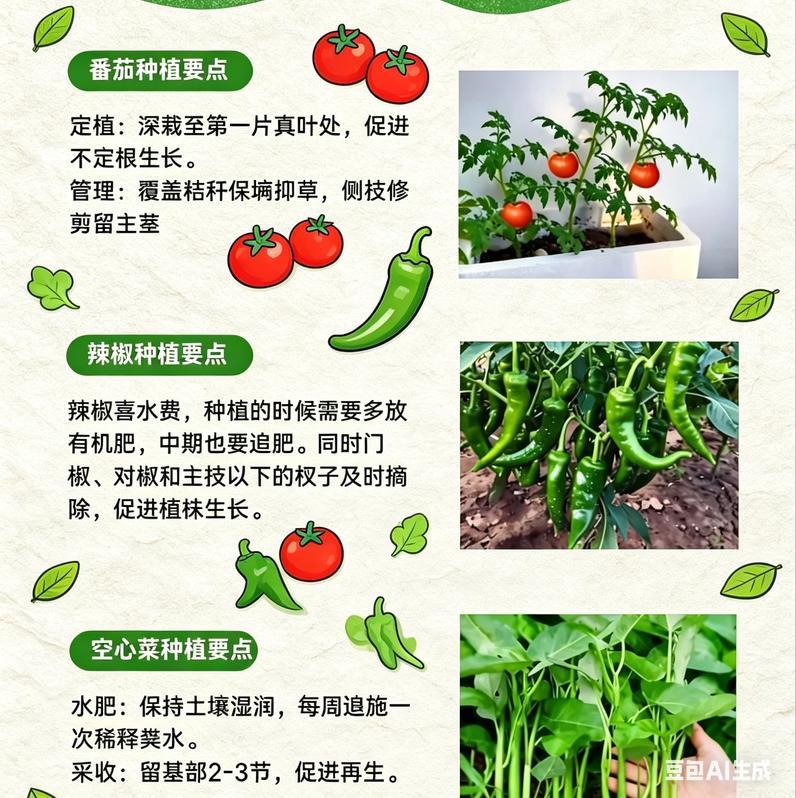 番茄、辣椒、空心菜：3种家常菜，种好记住这些“死穴”
你是不是也遇到过：番茄裂果