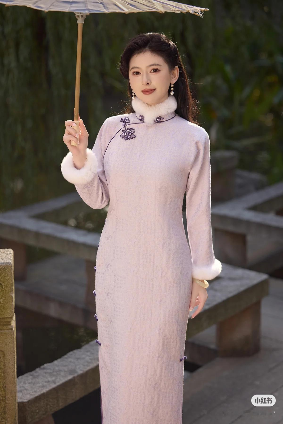 美女旗袍穿搭写真