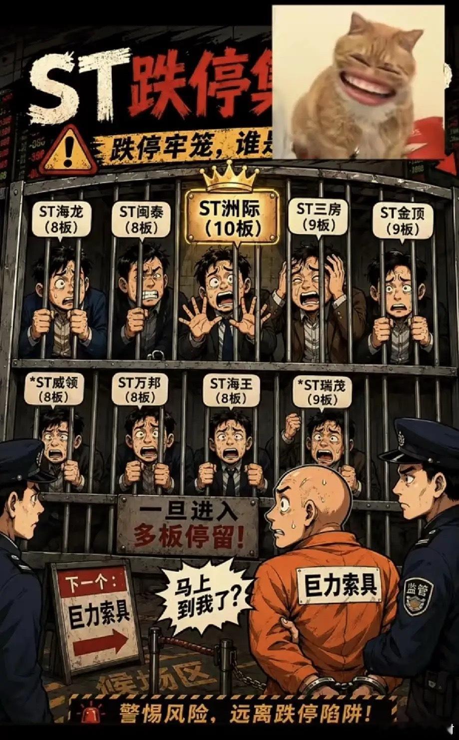 简直是疯了！ST股“跌停监狱”刷屏，谁还在刀口舔血？这张图，简直是最近A股最真实