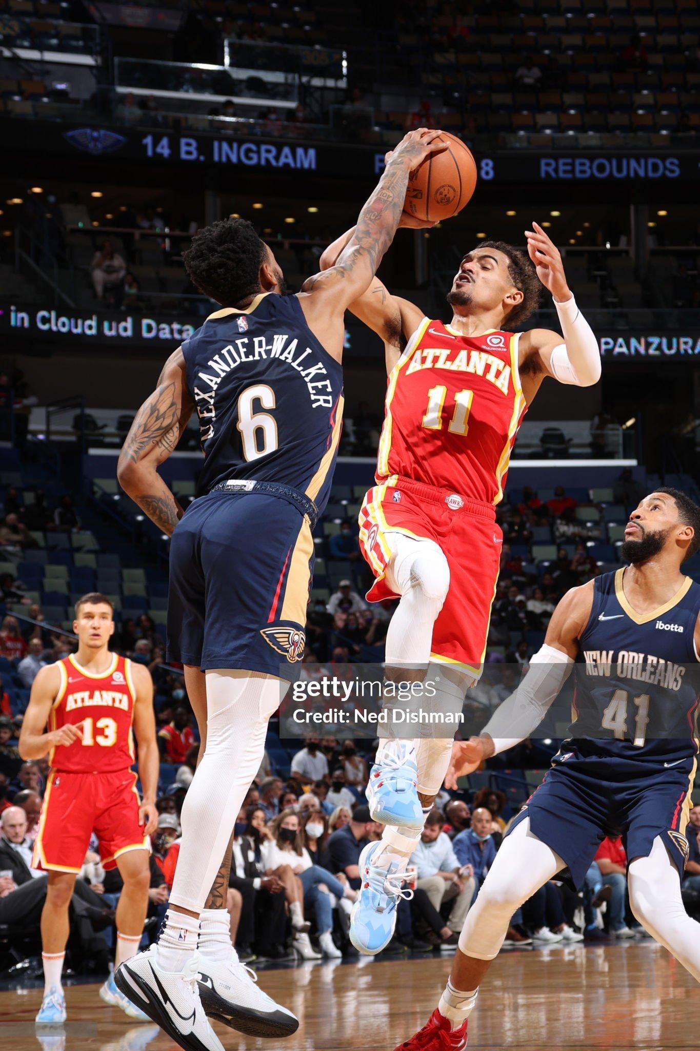 据悉，老鹰当家后卫Trae Young在招募 Nickeil Alexander