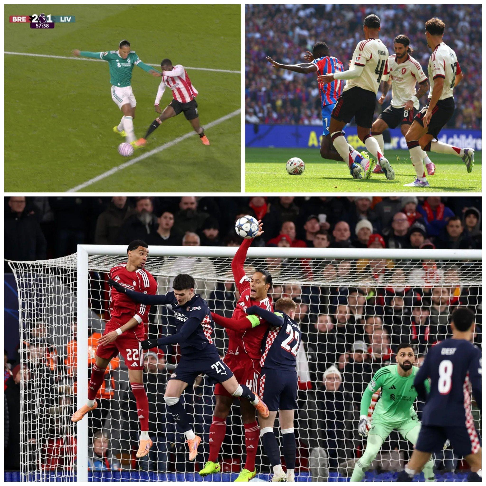 范迪克本赛季各项赛事已送出3次点球——此数据领跑所有英超球员。 