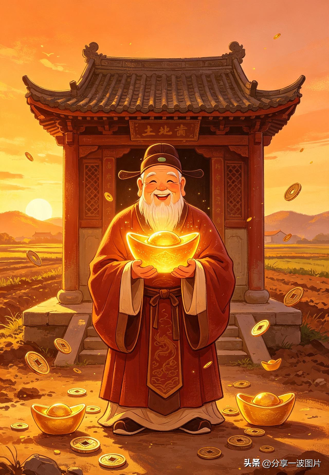 坐镇一方守家宅，
招财纳福保平安。
