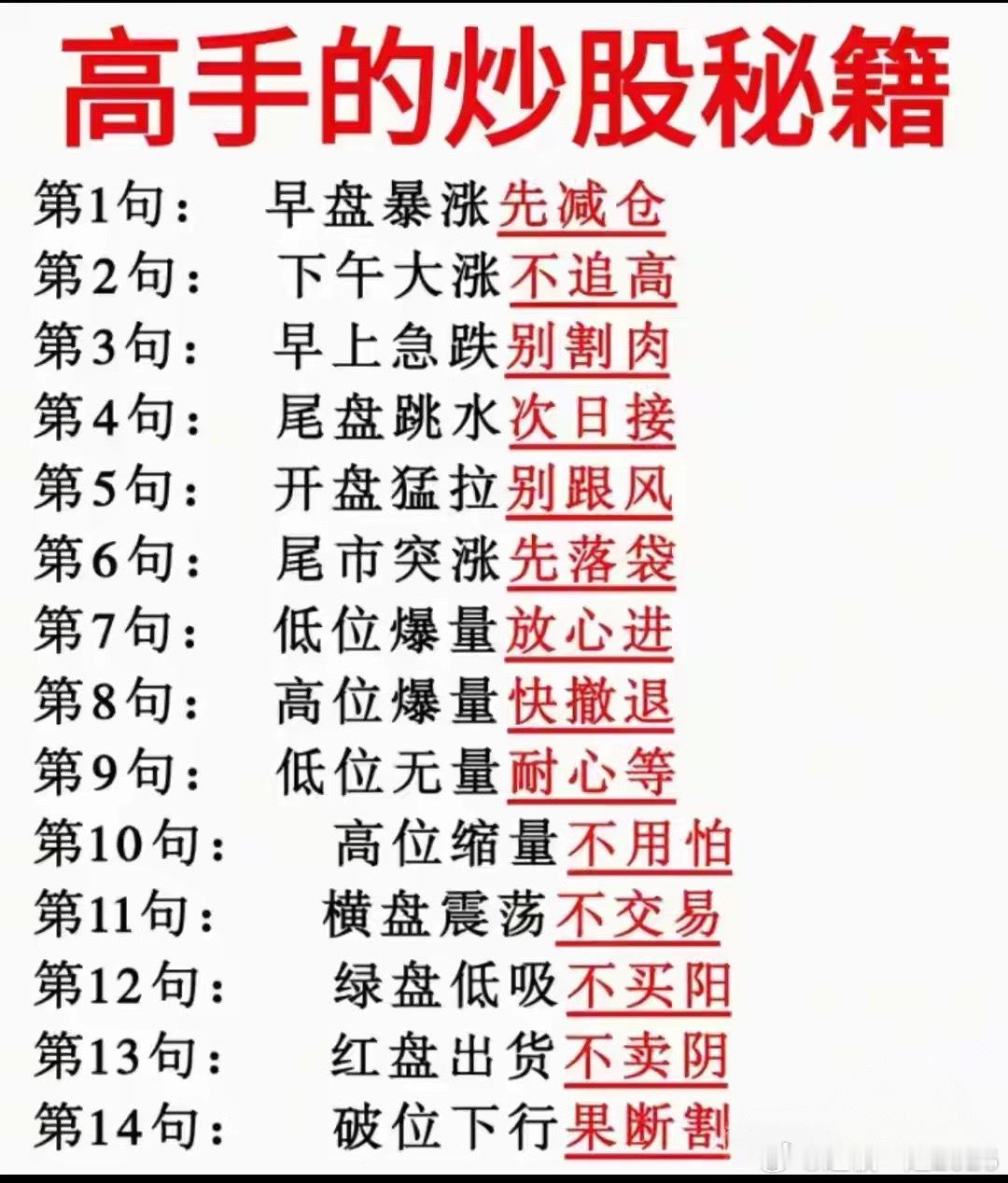 高手如何炒股值得收藏高手炒股，从来不是天天抓涨停、频繁买卖，而是懂取舍、控风险、