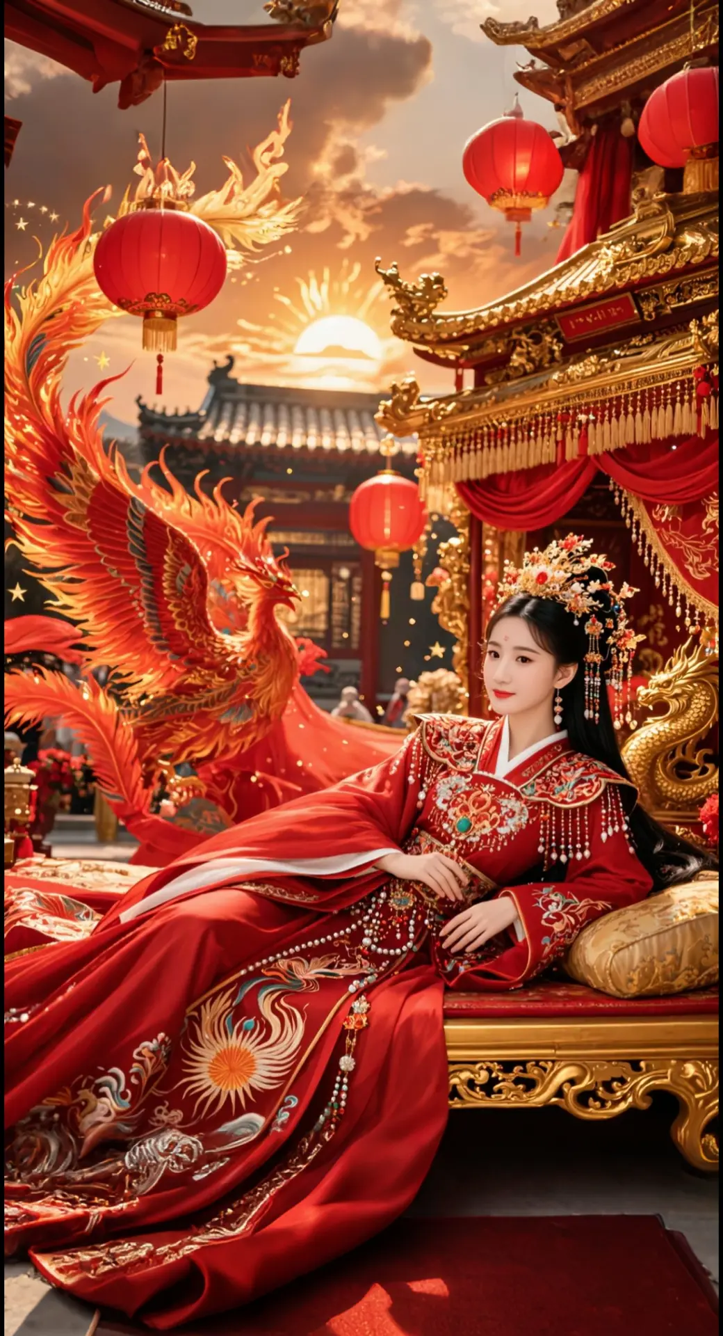 AI扩图 AI神话婚礼写真 ai创作