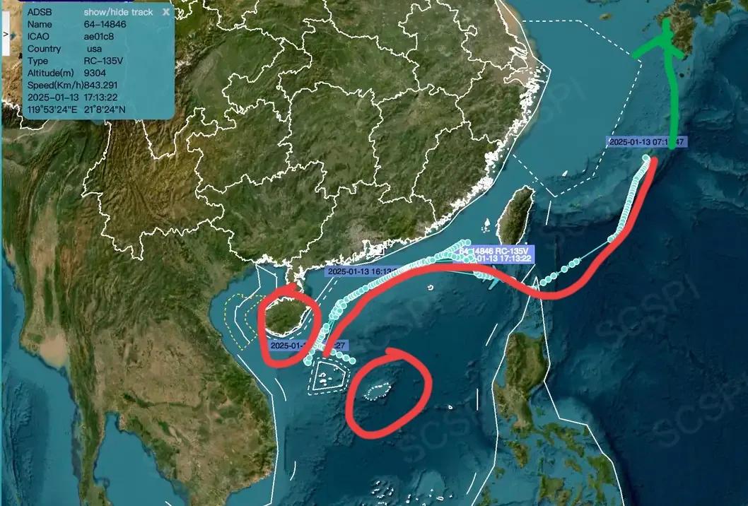 中国不对美国侦查南海做出激烈的反应或反制，有很大的原因是我们需要一个借口，一个可