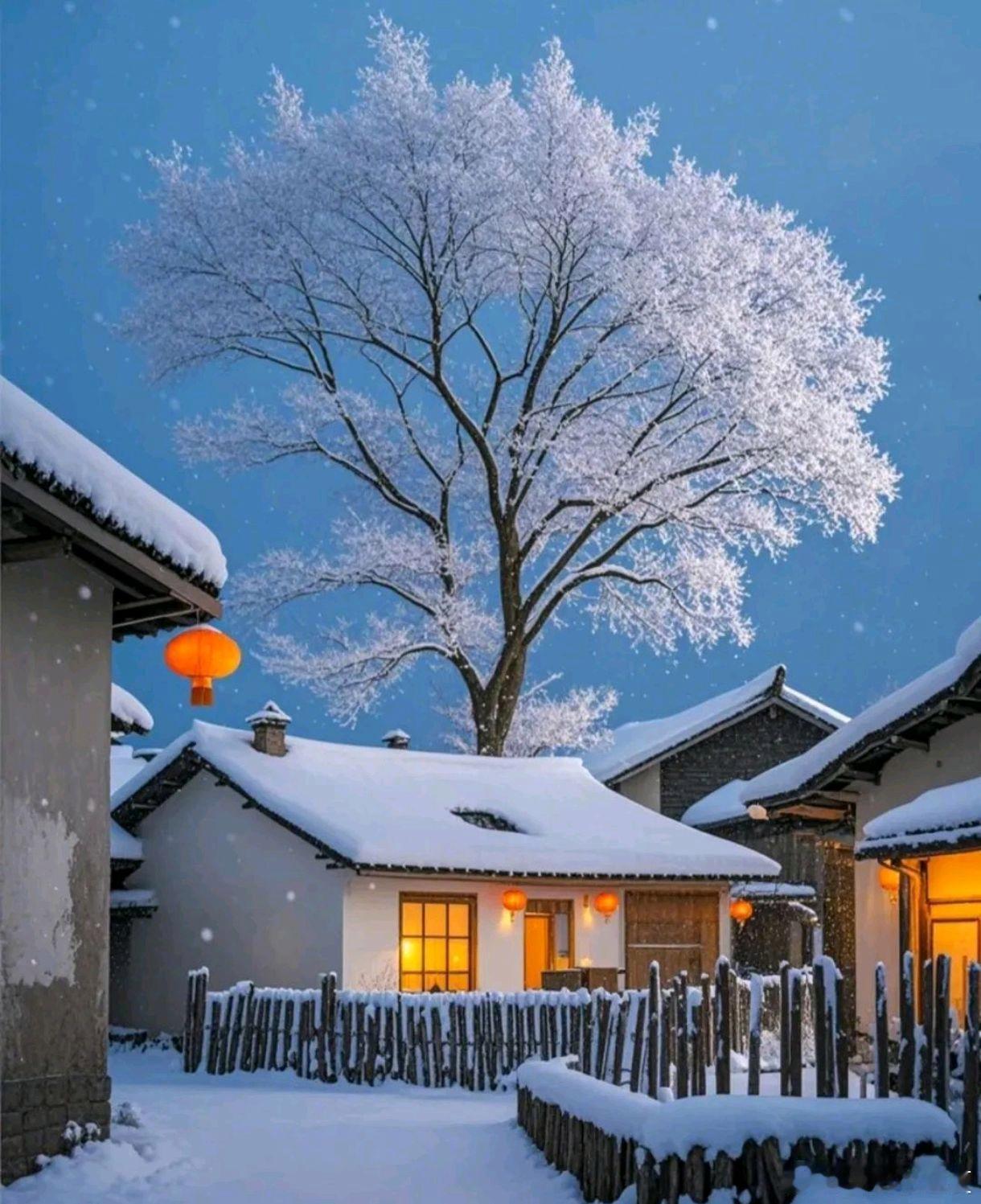 冬有冬的来意，雪有雪的秘密，在繁华盛开里，做最好的自己，愿今冬的日子清透，世事皆