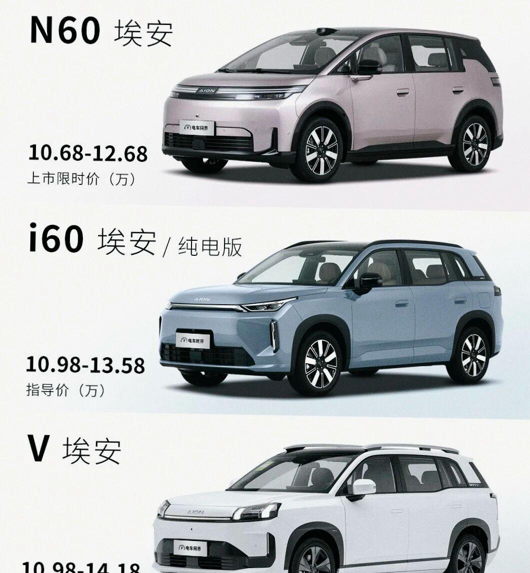 汽车市场竞争大浪淘沙，埃安N60正式上市，限时售价定格在10.68万至12.68