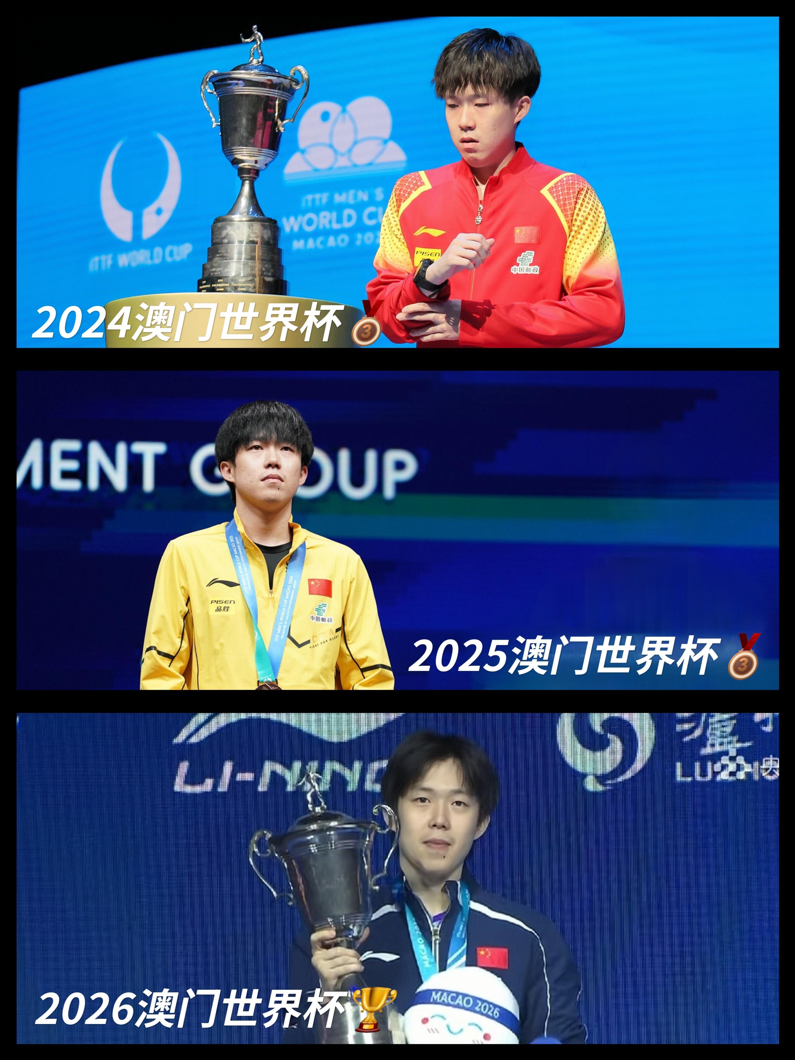 王楚钦掌镜下的孙颖莎少年把质疑的碎片，一拍一拍拼成王冠王楚钦世界杯参加三届收获一